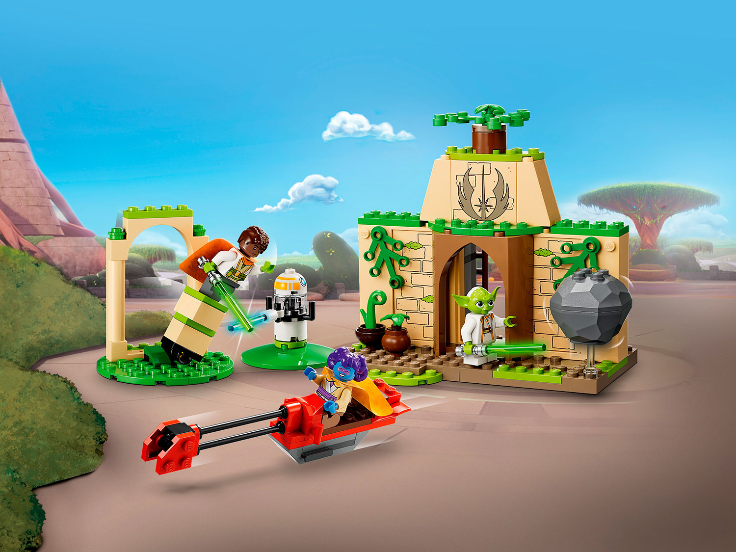 Конструктор LEGO Star Wars, Храм джедаев Тену (75358)