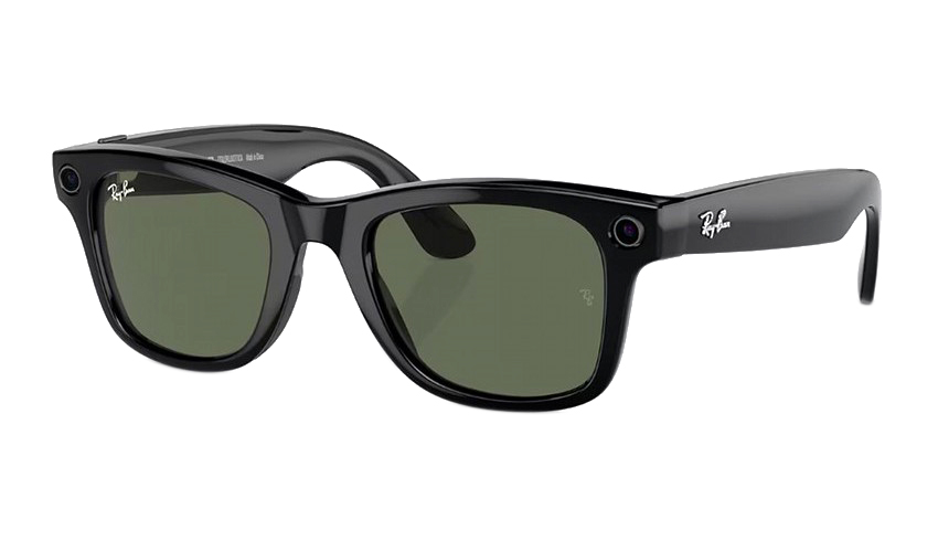 Смарт-очки Ray-Ban Meta Matte Black G15 Green (RW4006)