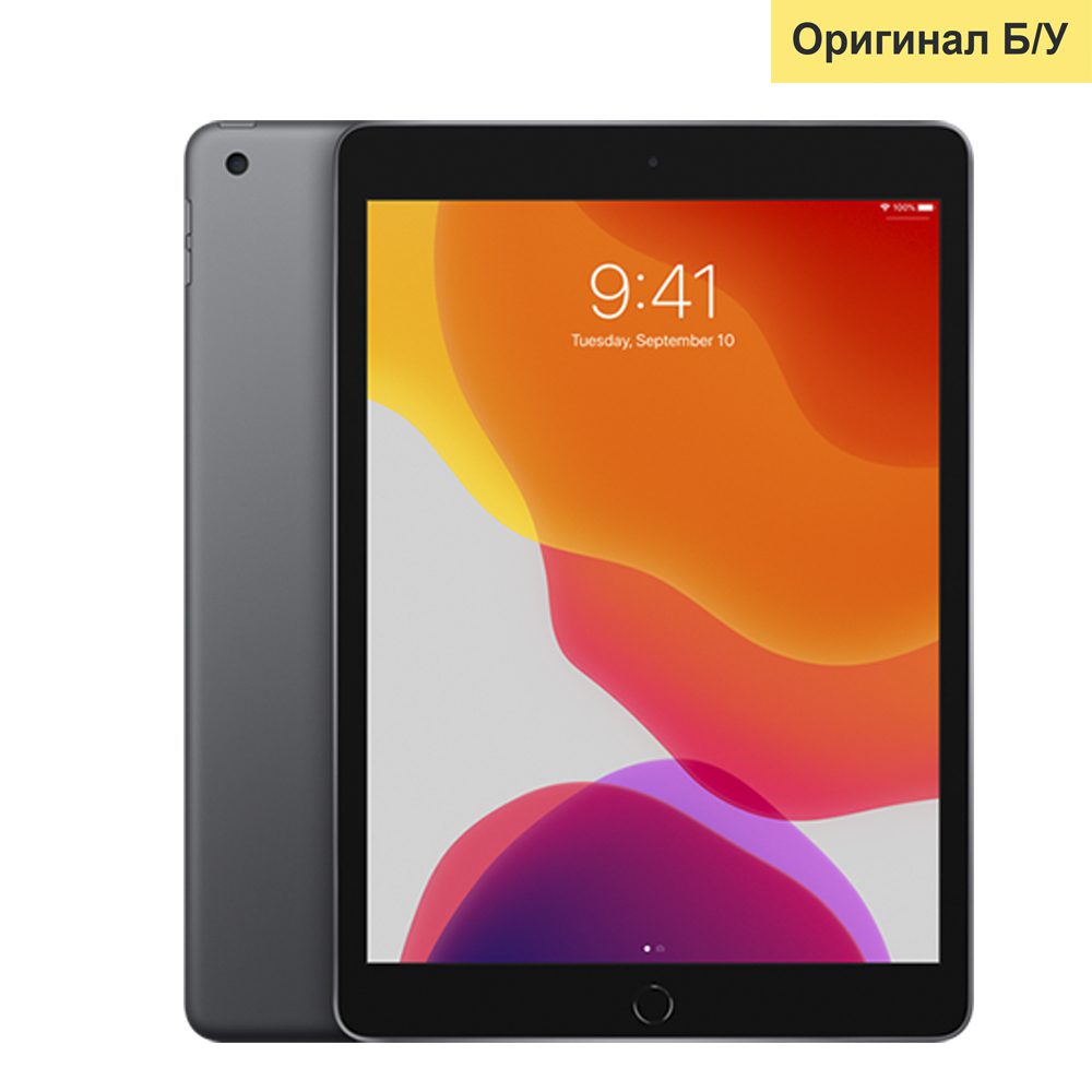 Купить iPad 7, 128 ГБ, Wifi+LTE, Space Gray (Б/У) в Москве