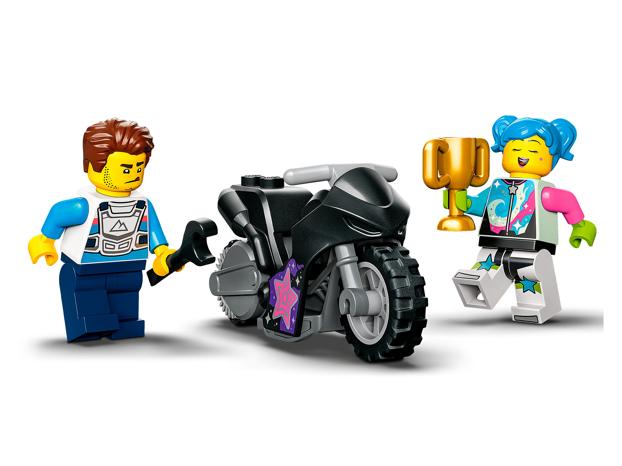 Конструктор LEGO City, Трюковое испытание «Нокдаун» (60341)