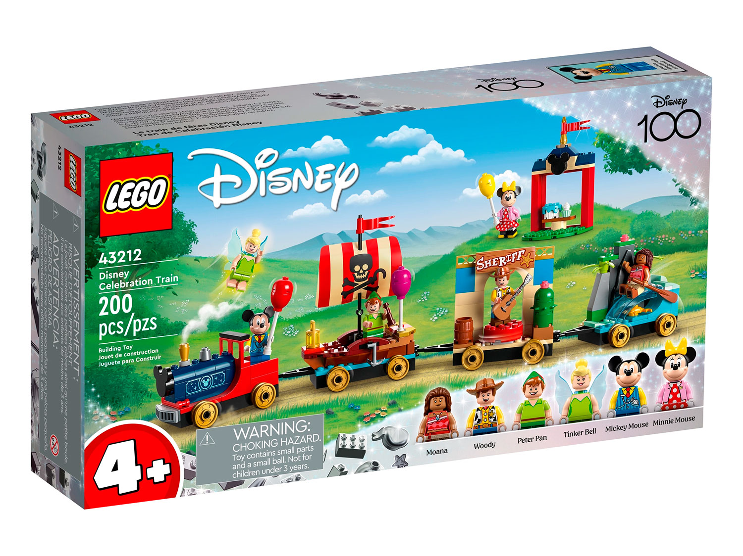 Конструктор LEGO Disney, Праздничный поезд Диснея (43212)