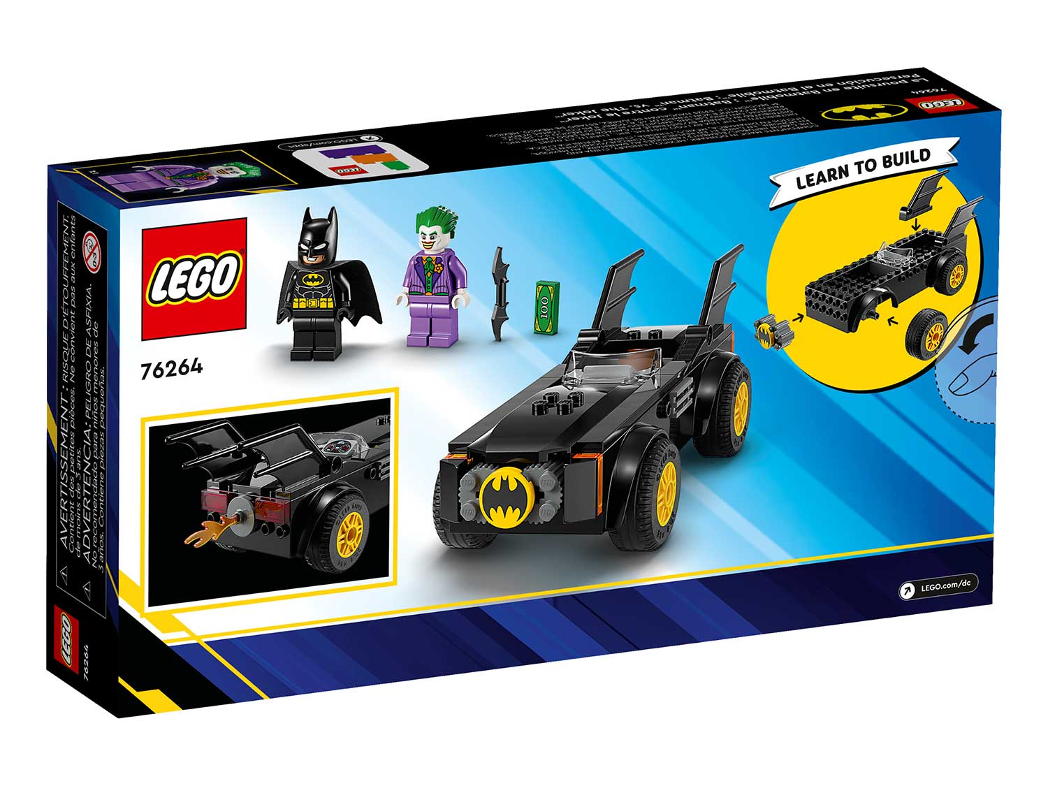 Конструктор LEGO Super Heroes, Погоня на Бэтмобиле: Бэтмен против Джокера (76264)