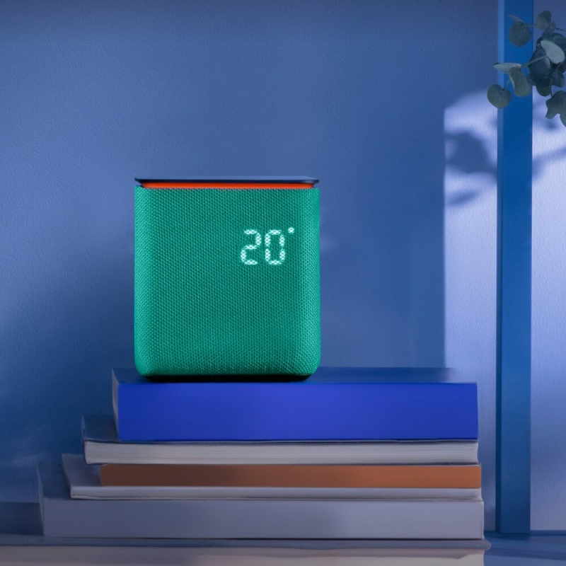 Умная колонка Яндекс Станция Миди (с часами), Зеленая