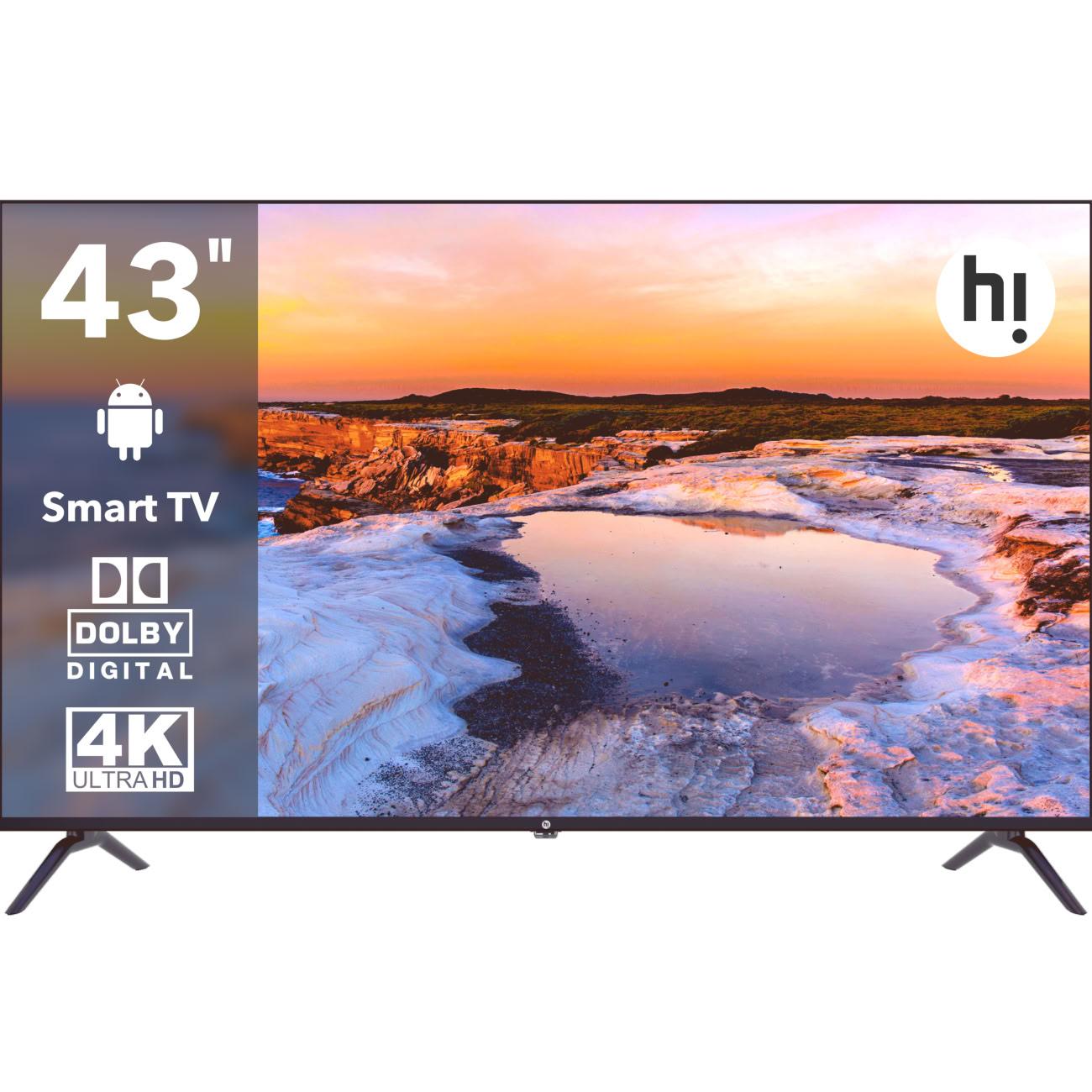 Купить Телевизор Hi HX-43U01FB, 43" (109.2 см) 3840x2160 Пикс (4K Ultra HD) 60 Гц в Москве