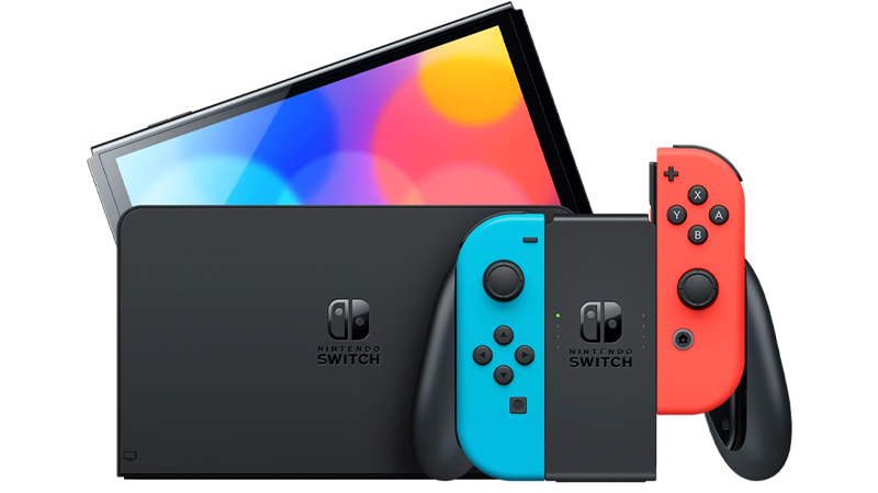 Купить Игровая приставка Nintendo Switch OLED, Neon в Москве