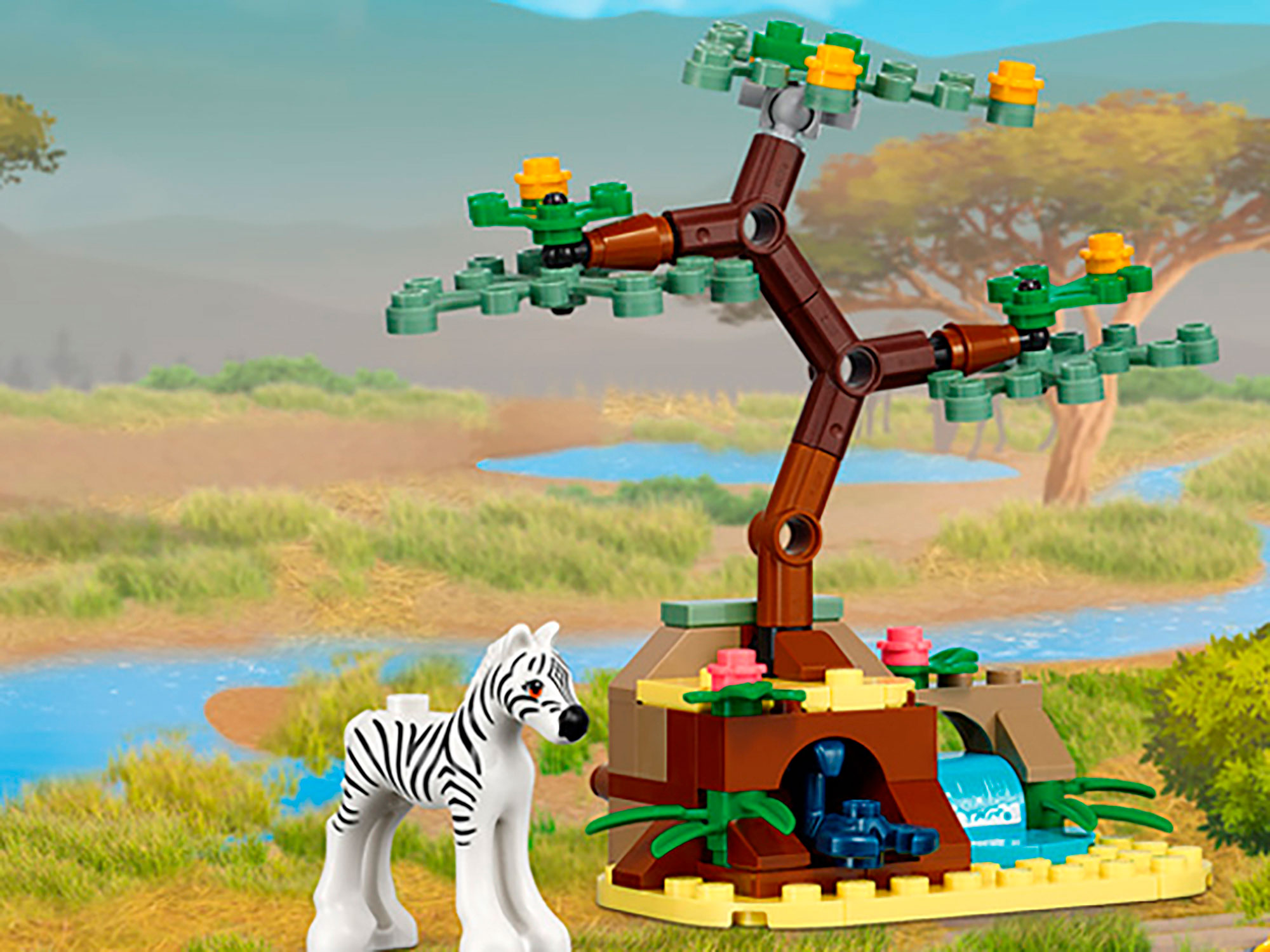 Конструктор LEGO Friends, Спасательная станция Мии для диких зверей (41717)