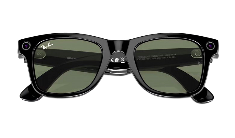 Смарт-очки Ray-Ban Meta Matte Black G15 Green (RW4006)