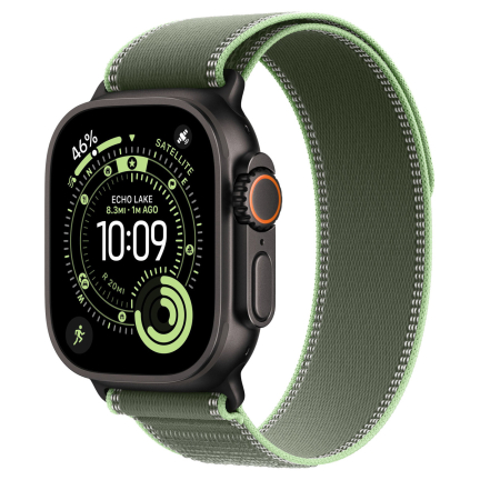 Купить Apple Watch Ultra 3 (2025) 49mm Black Titanium Case / Green Neon Trail Loop в Севастополю