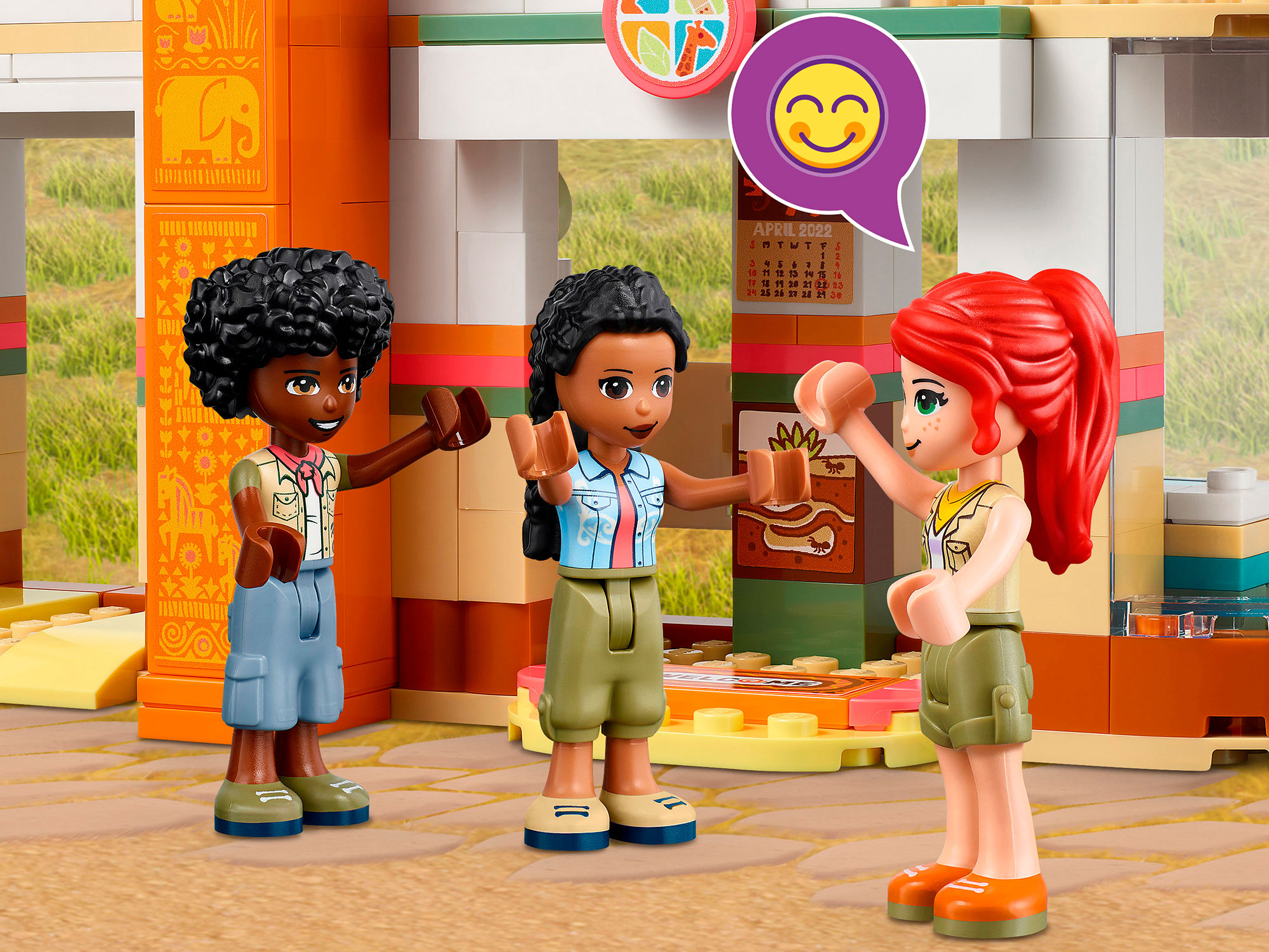 Конструктор LEGO Friends, Спасательная станция Мии для диких зверей (41717)