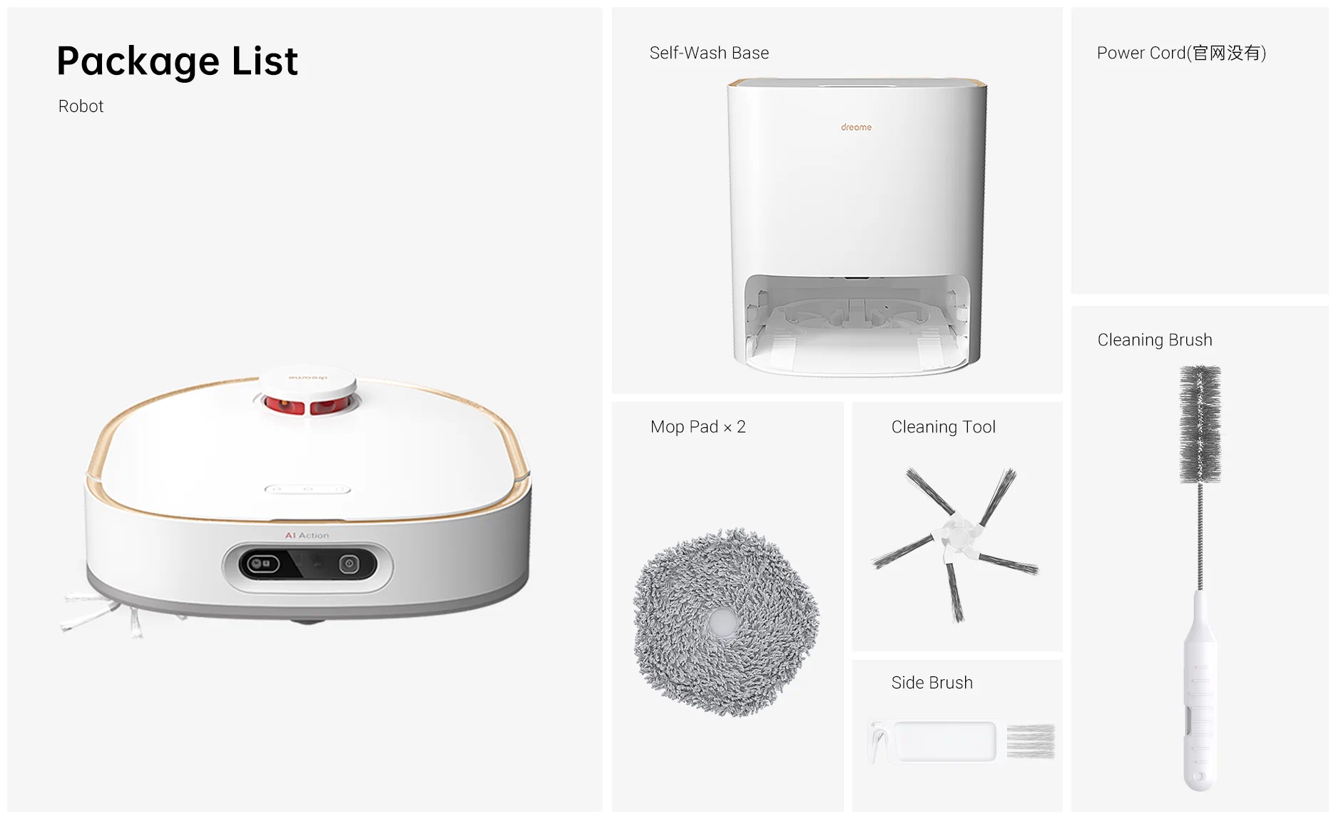 Купить Робот-пылесос Dreame W10 Pro, White в Севастополю