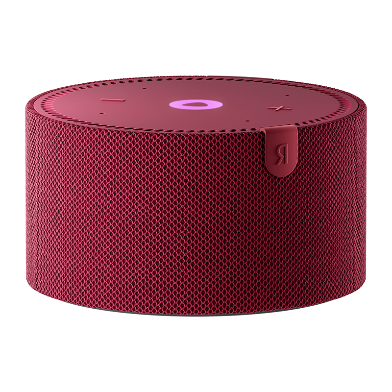 Умная колонка Яндекс Станция Мини (С часами), Красный гранат