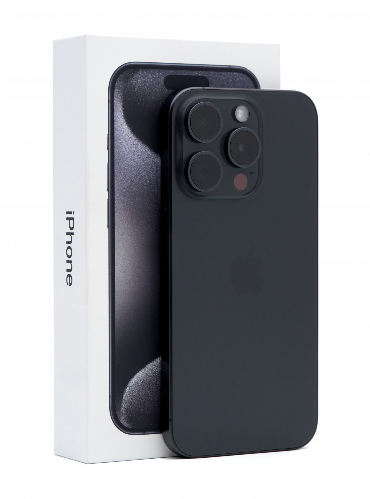 Купить iPhone 15 Pro 128gb Black Titanium (Б\У) в Севастополю