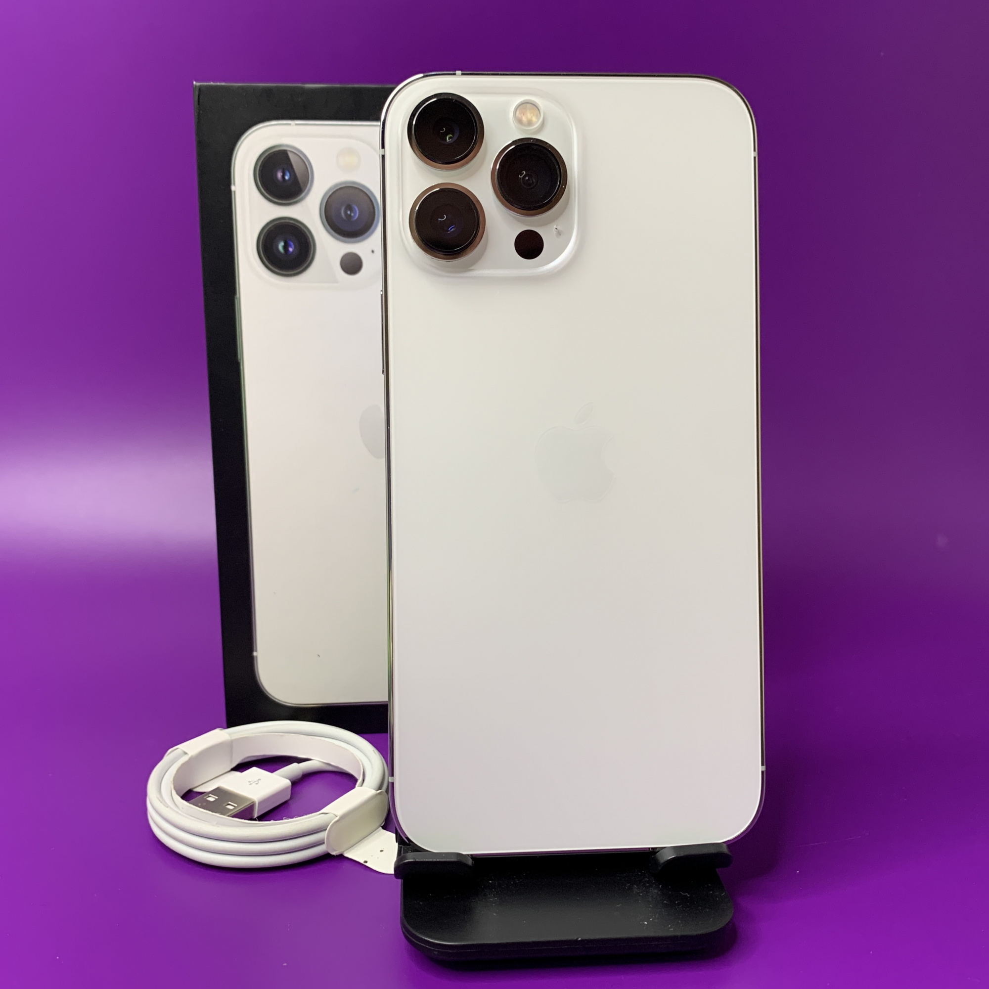 Купить iPhone 13 Pro Max 128gb Silver (Б\У) в Симферополе