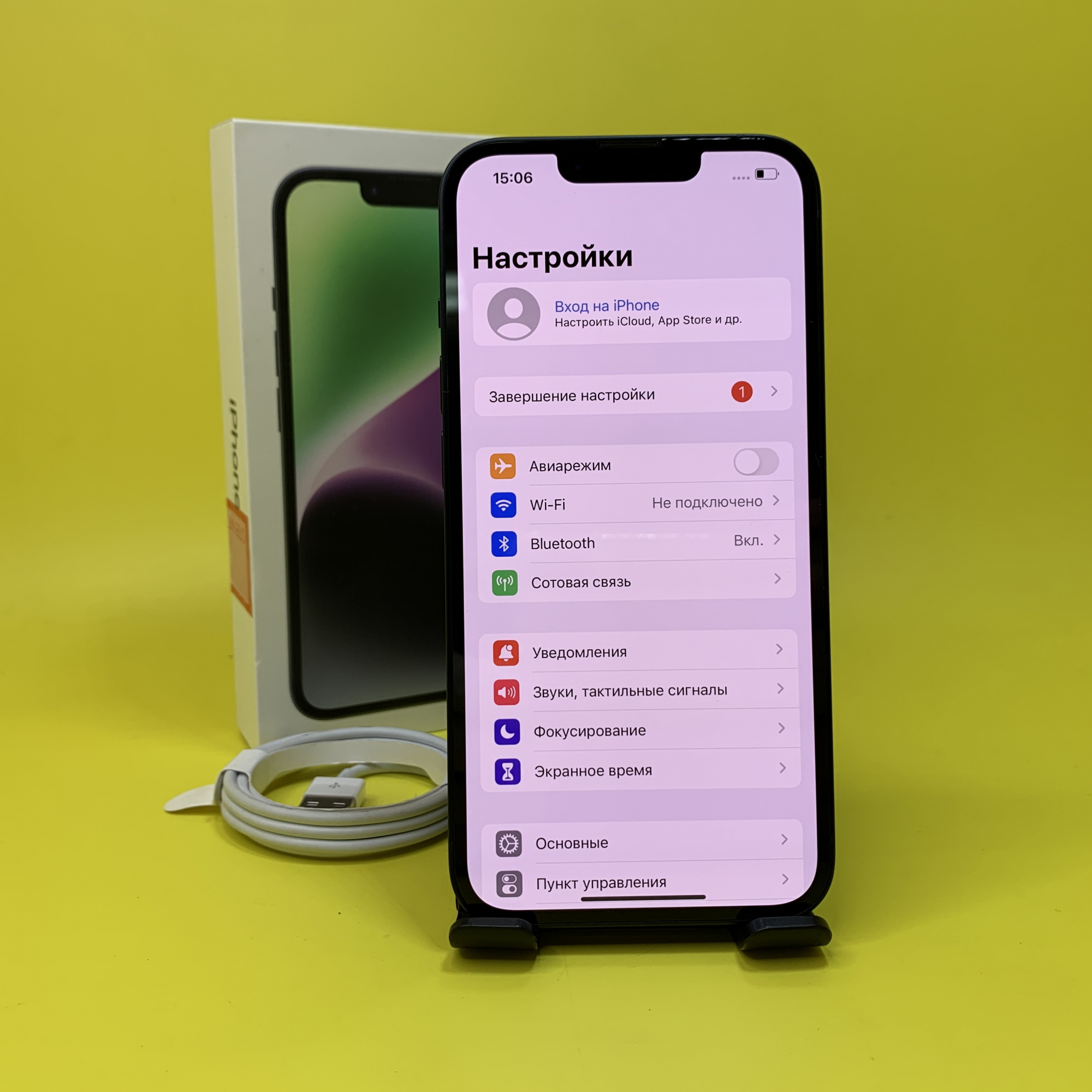 Купить iPhone 14 128gb Midnight (Б\У) в Москве