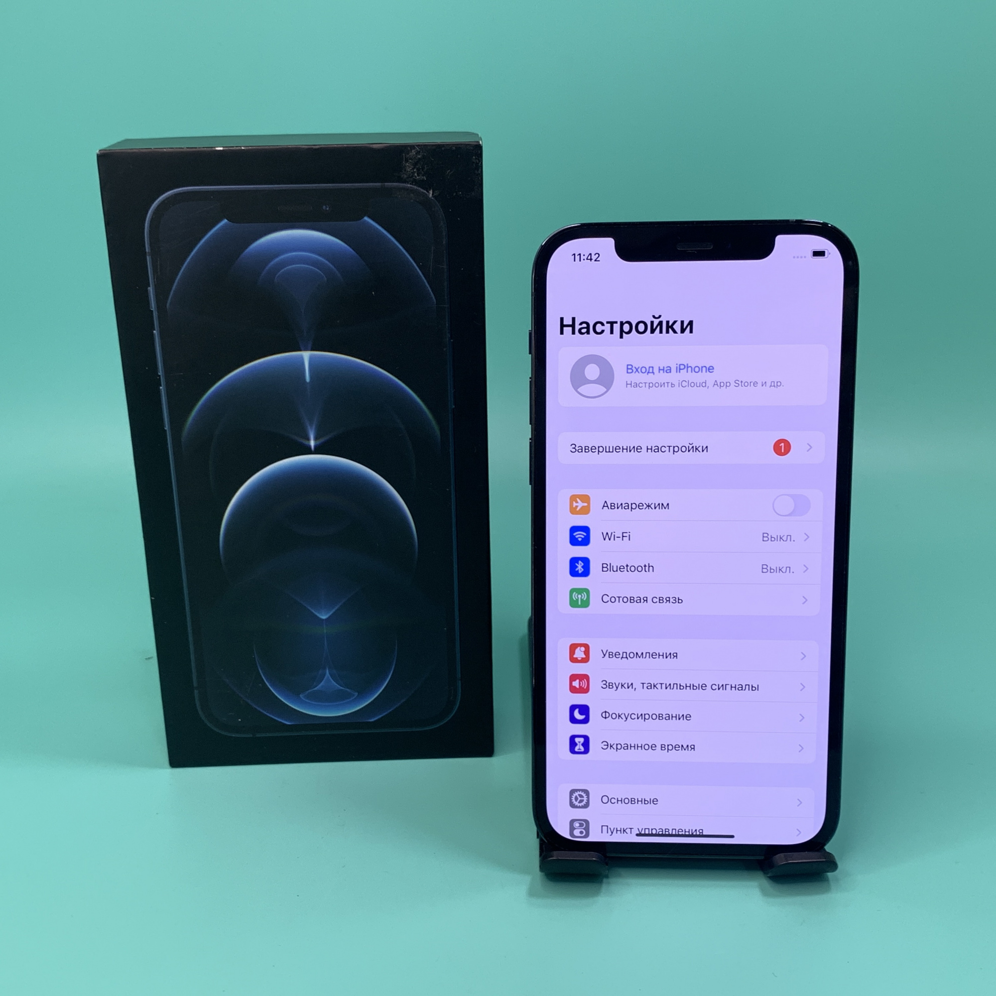 Купить iPhone 12 Pro 256gb Pacific Blue (Б\У) в Москве