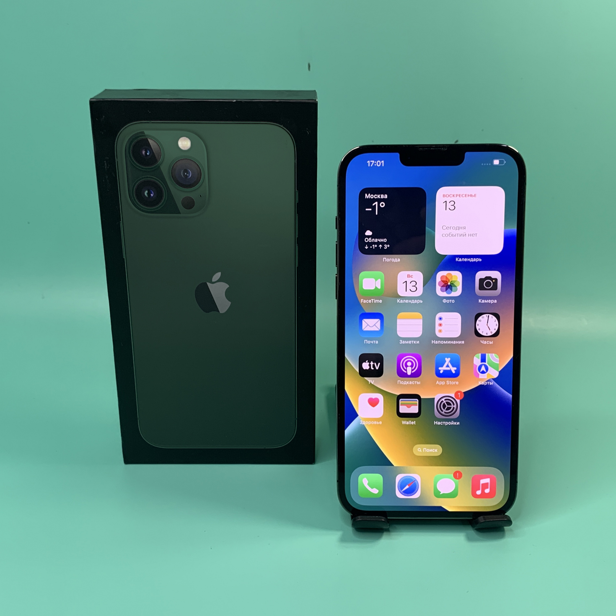 Купить iPhone 13 Pro Max 128gb Alpine Green (Б\У) в Симферополе