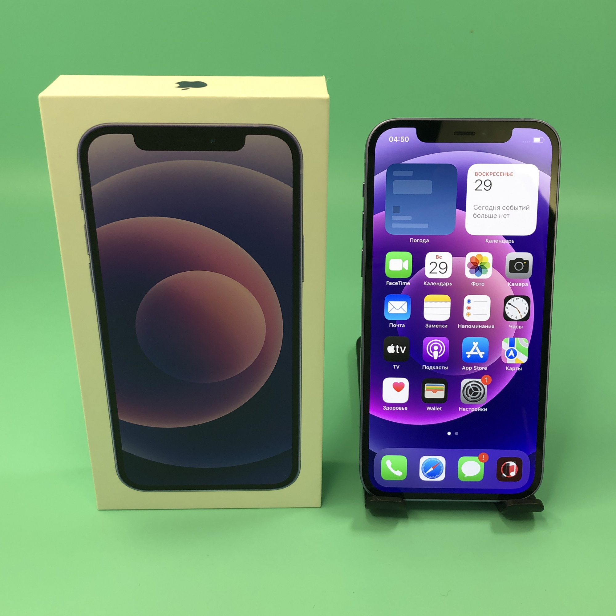 Купить iPhone 12 128gb Purple (Б\У) в Москве