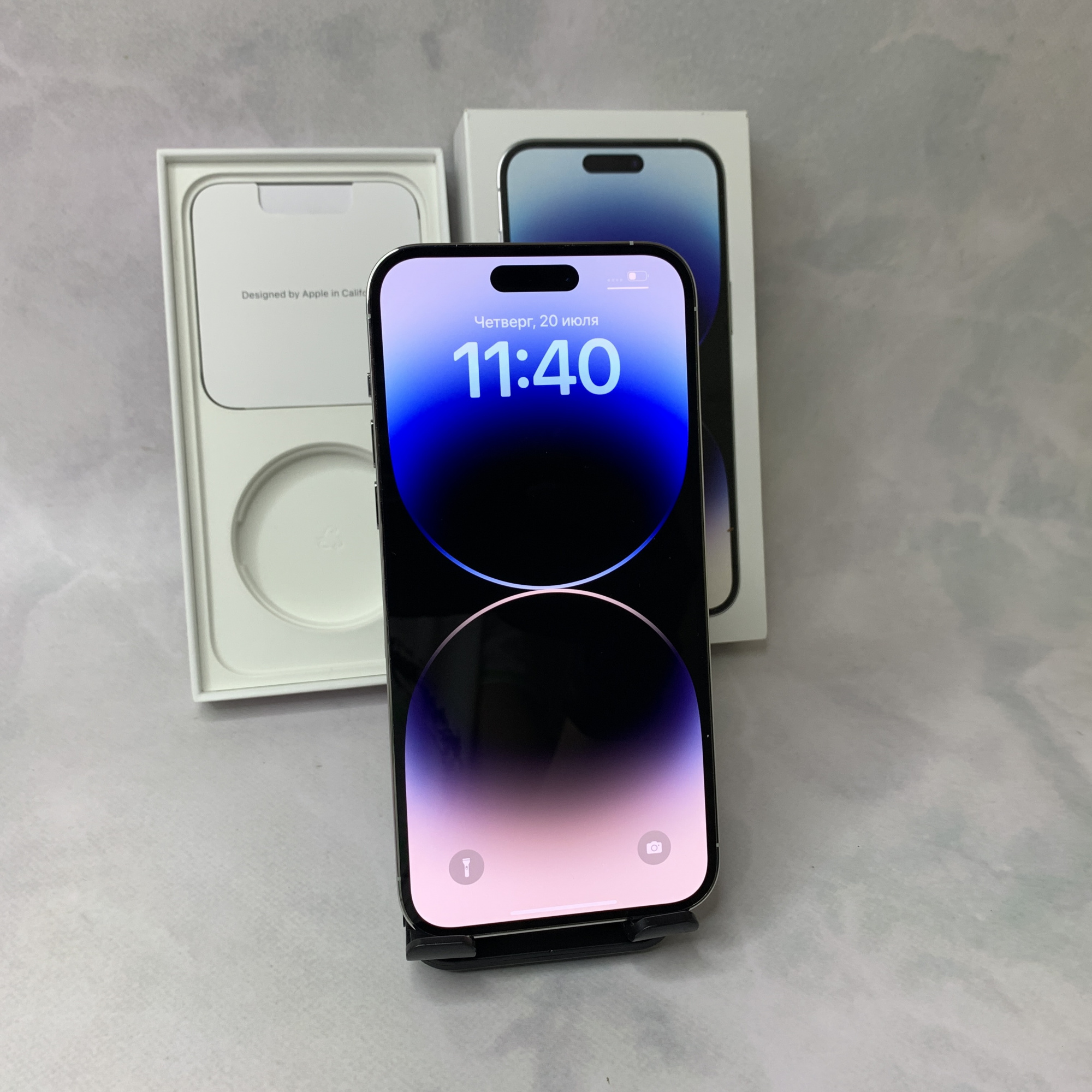 Купить iPhone 14 Pro Max 128gb Silver (Б\У) в Москве