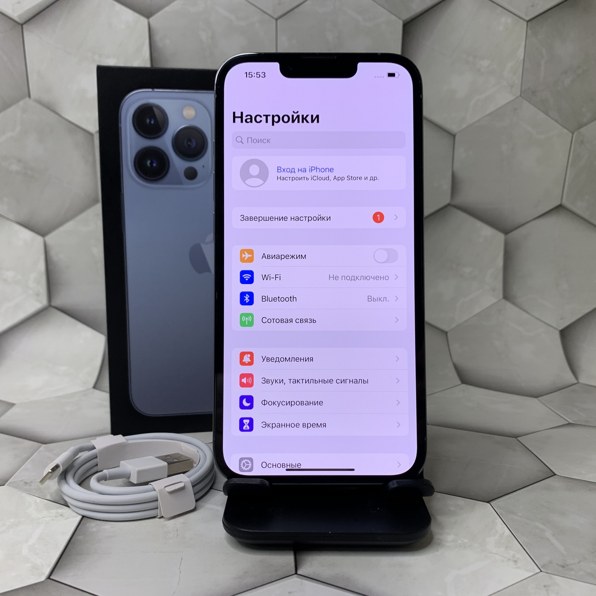 Купить iPhone 13 Pro 128gb Sierra Blue (Б\У) в Симферополе