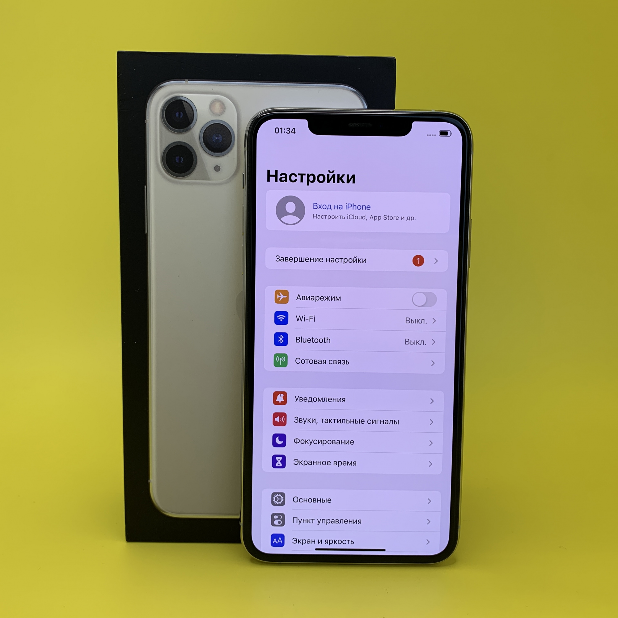 Купить iPhone 11 Pro Max 64gb Silver (Б\У) в Москве