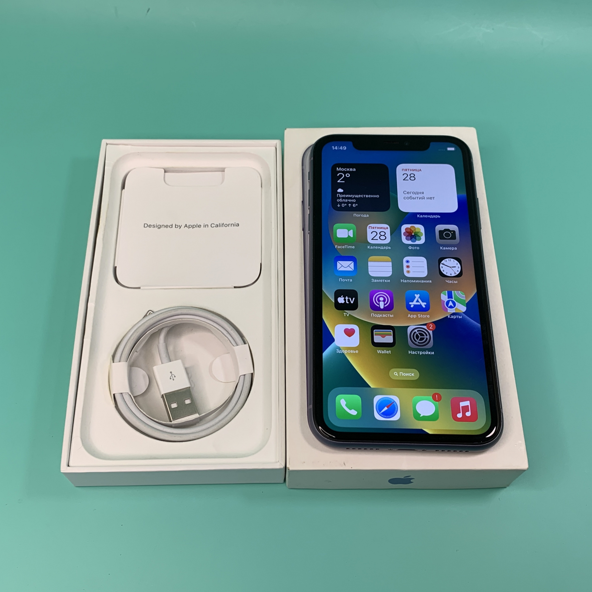 Купить iPhone 11 256gb Purple (Б\У) в Москве