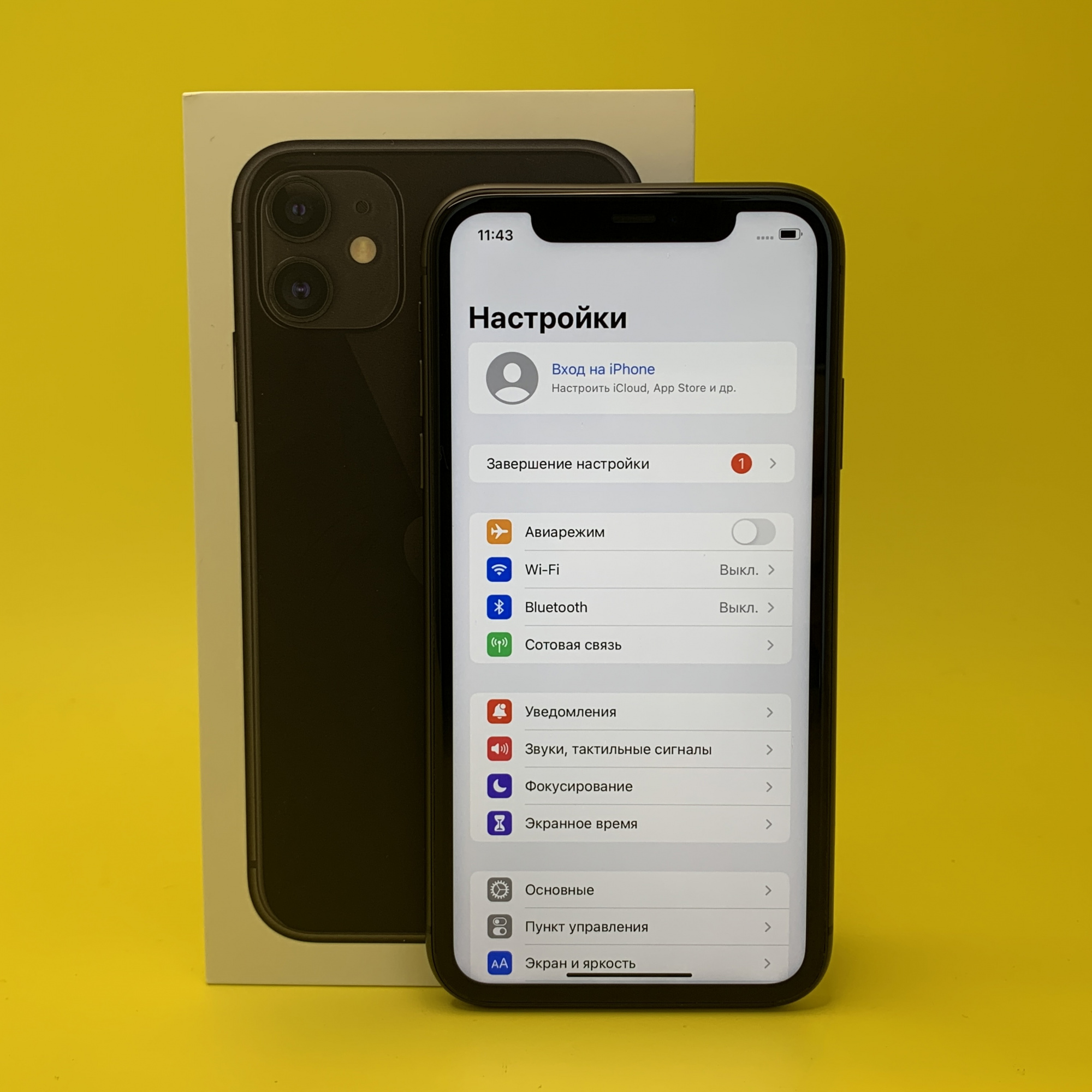 Купить iPhone 11 256gb Black (Б\У) в Москве