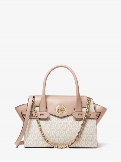 Сумка Michael Kors Carmen 30S0GNMS1B VANILLA / SOFT PINK Small