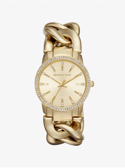 Часы Michael Kors Runway Желтое золото MK3235