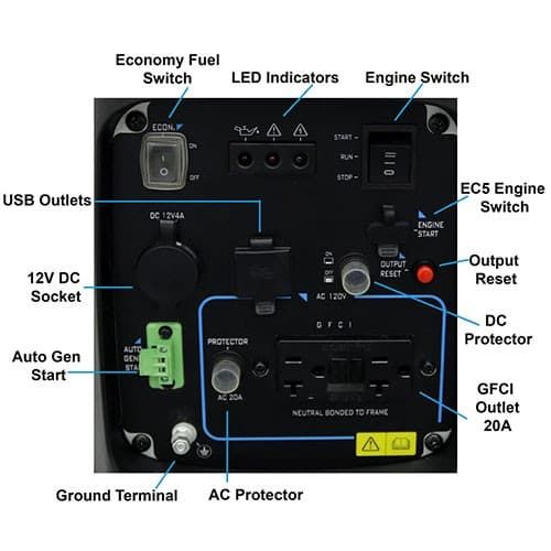 AIMS Power GEN2000W120V Inverter Supply