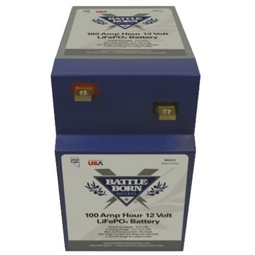 Battle Born Batteries, BBGC2, 100AH 12V LiFePO4 Deep Cycle Battery