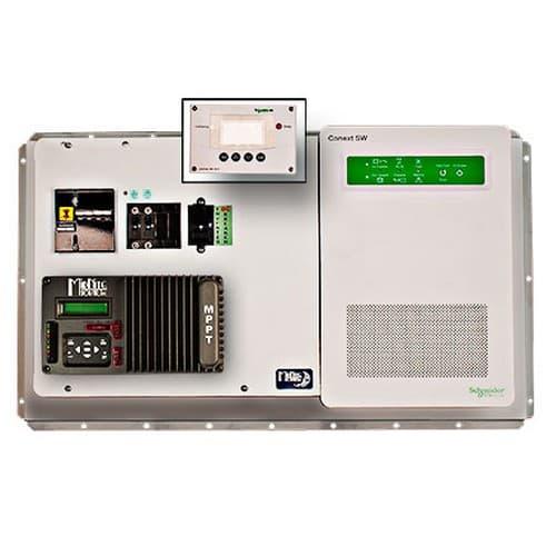 Midnite Solar, MNSW4048-KID-B, 3.4 Kw, 48 VDC, 120/240 Vac, Sw4048 Power Panel With Kid-B Charge Control