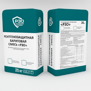 Баритовая штукатурка РЗО новая упаковка