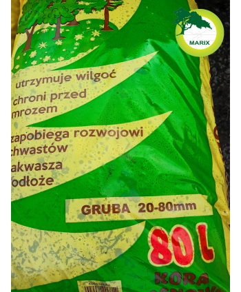 Kora sosnowa ogrodnicza 80L...