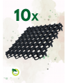 10x Kratka drogowa - EKOGRID 50x50x4cm (czarna)