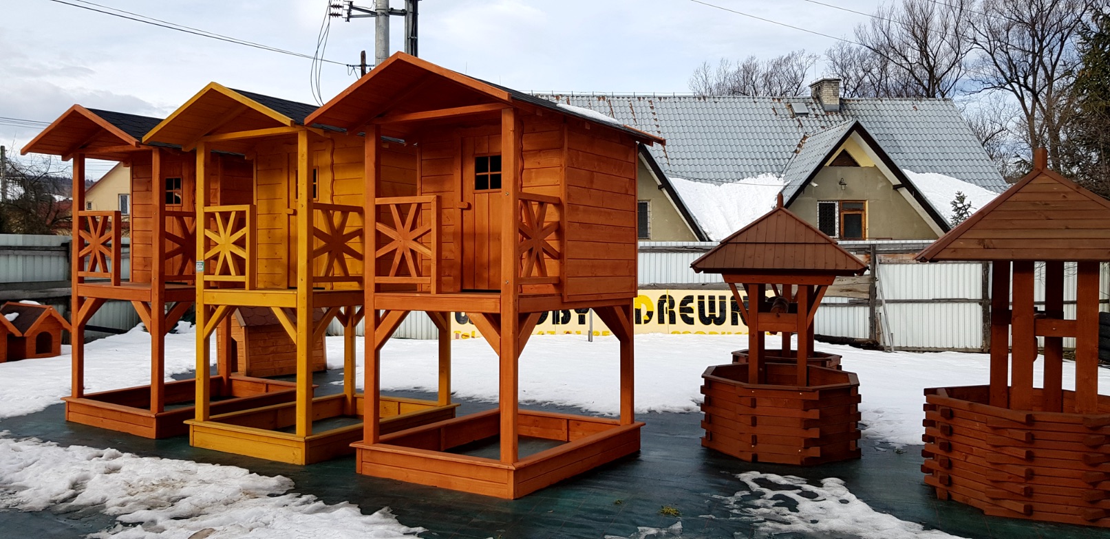 Drewniana architektura ogrodowa