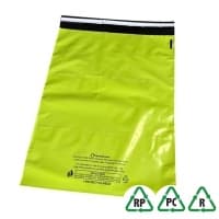 Neon Green Mailing Bags 12 x 16, 305 x 406 - Qty 500 