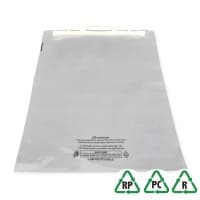 Clip Close Handle Clear PolyBags - 15 x 20  QTY 50