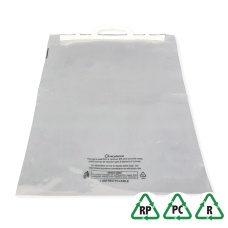 Clip Close Handle Clear PolyBags - 15 x 20  QTY 50