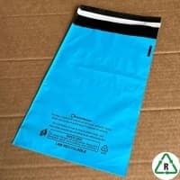 Baby Blue Mailing Bags 12 x 16, 305 x 415 + Lip - Qty 50 