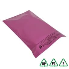 Pink Mailing Bags 35 x 24, 900 x 600 + Lip - Qty 25 