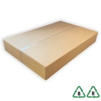 Cardboard Box 78 x 51 x 10.7cm - Pack of 10 