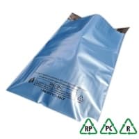 Heavy Duty Metallic Blue Mailing Bags 13 x 19, 330 x 485 + Lip, Qty 500