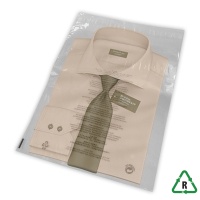 Clear Garment Bags 20 x 30 + Lip + BG, 510 x 760mm + Lip + BG - Qty 50 