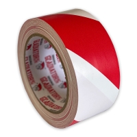 Hazard Warning Floor Tape (Red/White) - QTY 1