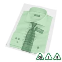 Oxo-Biodegradable Clear Garment Bags 8 x 11 + 2 Lip , 204 x 275mm + Lip - Qty 100 