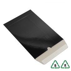Coloured All Board Envelopes BE235 - 235 x 162mm - Qty 25 - Black