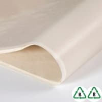 Cream Tissue Paper 500 x 750mm - Qty 480 sheets