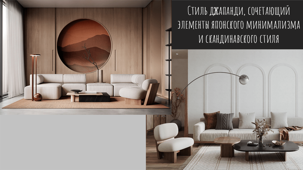 Интересный вариант — стиль джапанди