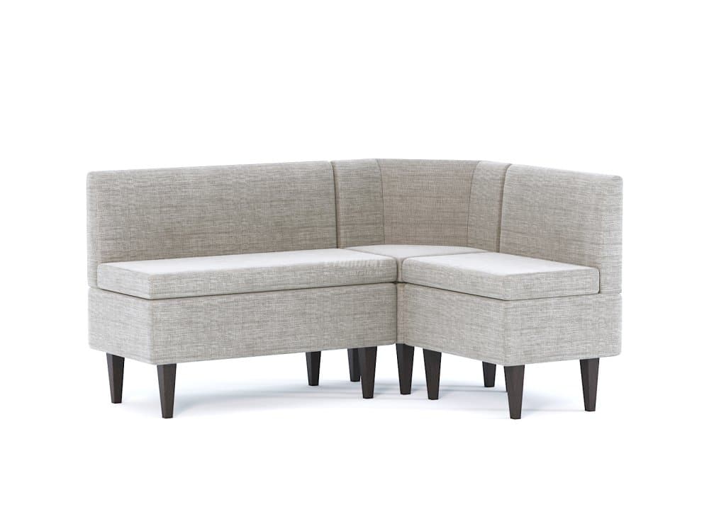 Диван кухонный угловой Лео, рогожка