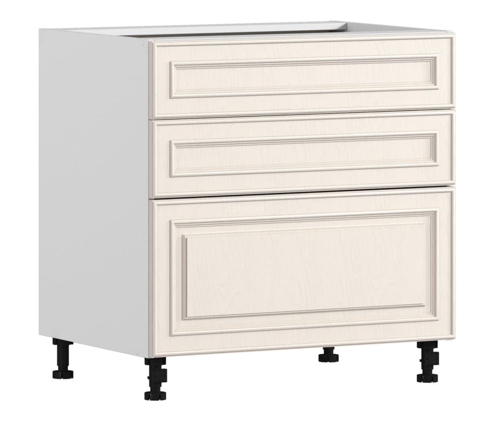 Классика стол 3 ящ 80х82 см